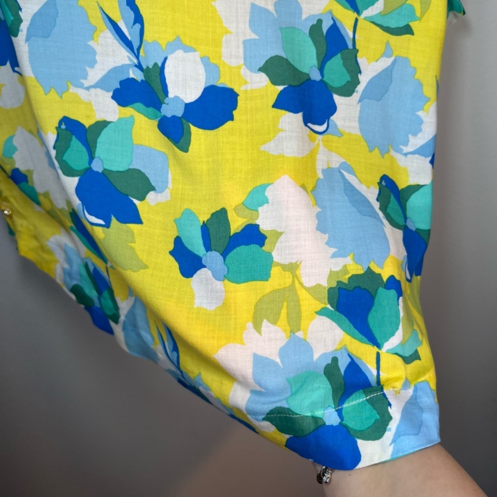 Draper James Rsvp Womens Button Side Floral Tank … - image 8